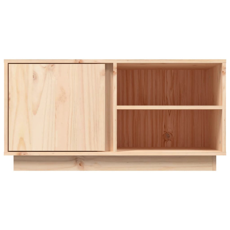 vidaXL TV Cabinet 80x35x40.5 cm Solid Wood Pine