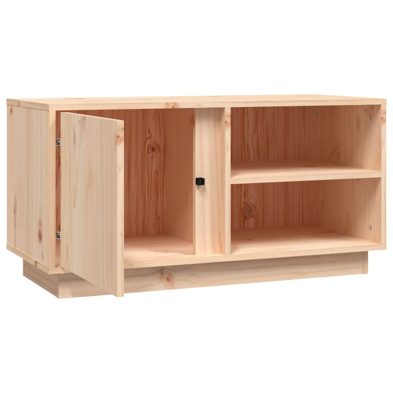 vidaXL TV Cabinet 80x35x40.5 cm Solid Wood Pine