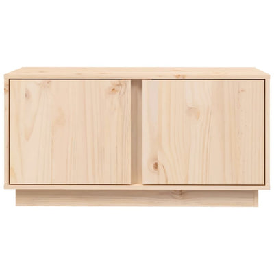 vidaXL TV Cabinet 80x35x40.5 cm Solid Wood Pine