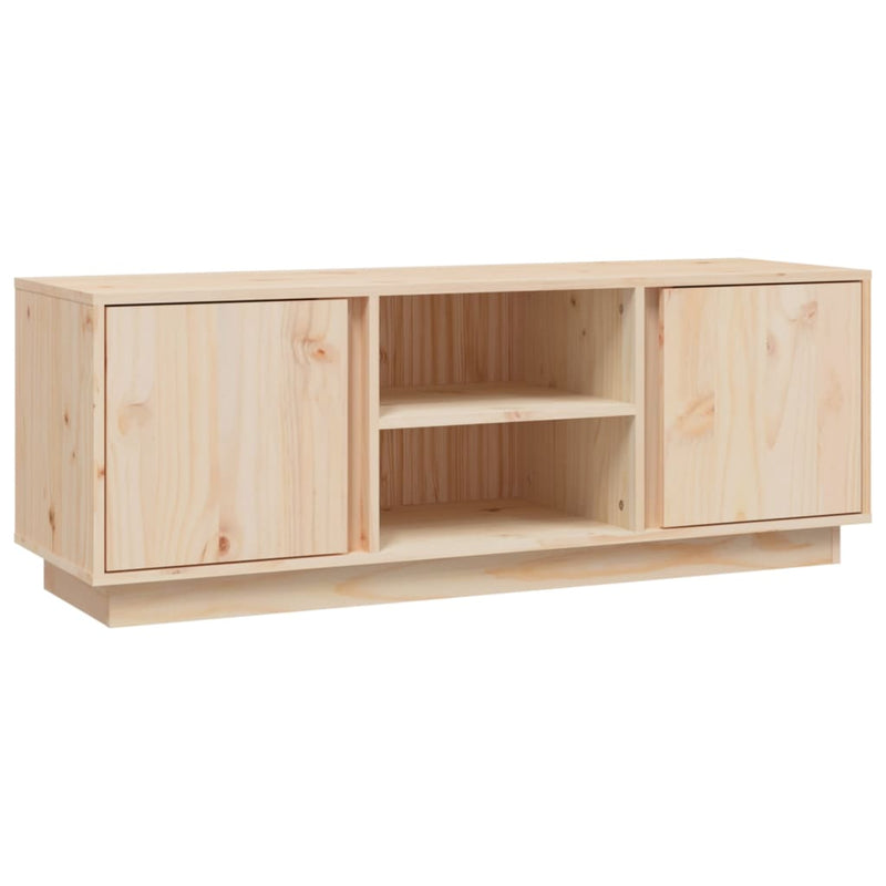 vidaXL TV Cabinet 110x35x40.5 cm Solid Wood Pine