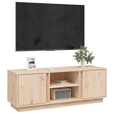 vidaXL TV Cabinet 110x35x40.5 cm Solid Wood Pine
