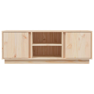 vidaXL TV Cabinet 110x35x40.5 cm Solid Wood Pine