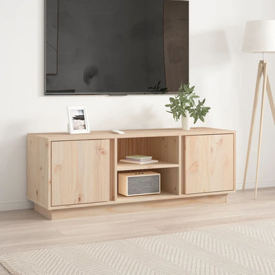 vidaXL TV Cabinet 110x35x40.5 cm Solid Wood Pine