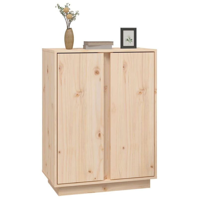 vidaXL Sideboard 60x35x80 cm Solid Wood Pine