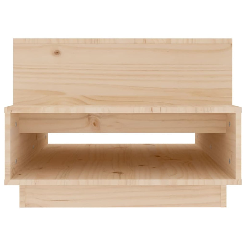 vidaXL Coffee Table 100x101x40.5 cm Solid Wood Pine
