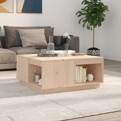 vidaXL Coffee Table 100x101x40.5 cm Solid Wood Pine