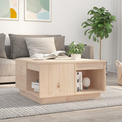 vidaXL Coffee Table 100x101x40.5 cm Solid Wood Pine