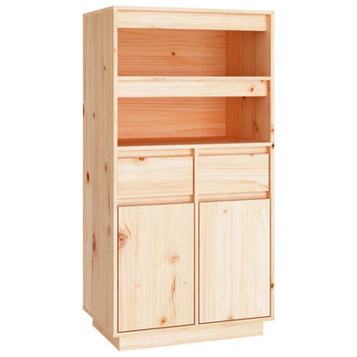 vidaXL Highboard 60x40x116.5 cm Solid Wood Pine