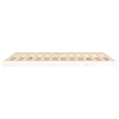 vidaXL Bed Frame without Mattress Black 135x190 cm Solid Wood Pine