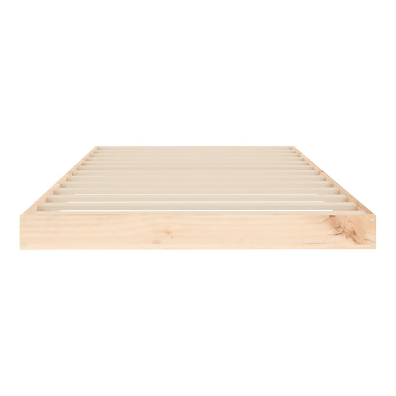vidaXL Bed Frame without Mattress White 90x190 cm Solid Wood Pine