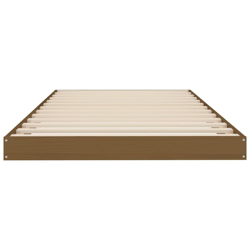 vidaXL Bed Frame without Mattress White 90x190 cm Solid Wood Pine