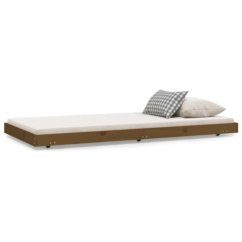 vidaXL Bed Frame without Mattress White 90x190 cm Solid Wood Pine