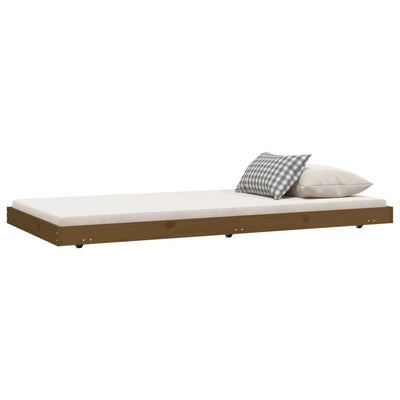 vidaXL Bed Frame without Mattress White 90x190 cm Solid Wood Pine