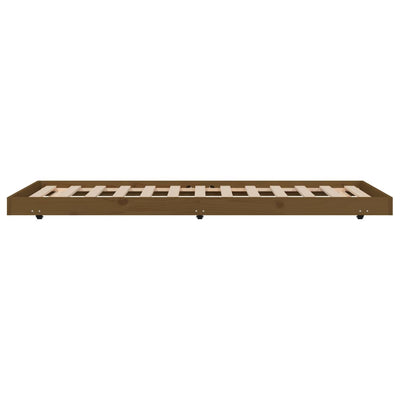 vidaXL Bed Frame without Mattress White 90x190 cm Solid Wood Pine