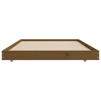 vidaXL Bed Frame without Mattress White 90x190 cm Solid Wood Pine
