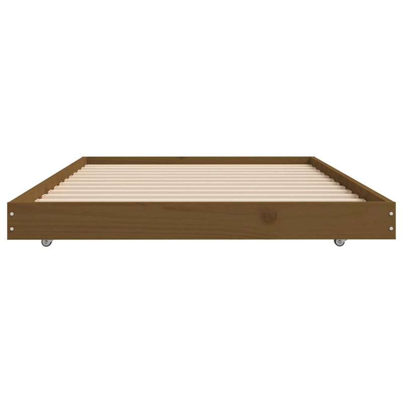 vidaXL Bed Frame without Mattress White 90x190 cm Solid Wood Pine