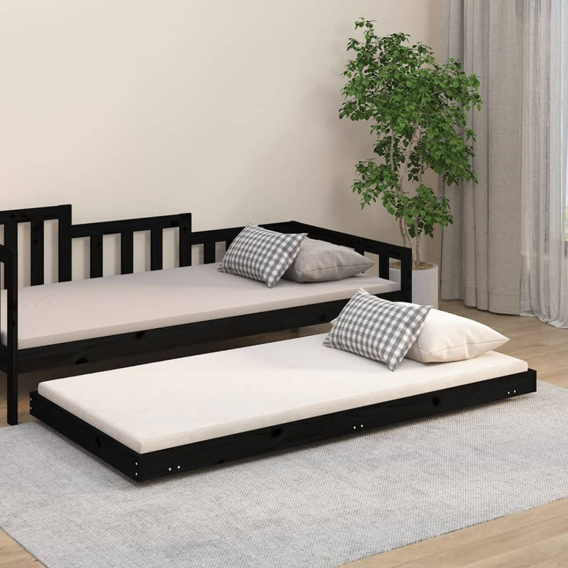 vidaXL Bed Frame without Mattress White 90x190 cm Solid Wood Pine