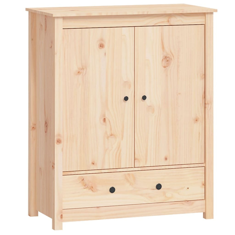 vidaXL Highboard White 83x41.5x100 cm Solid Wood Pine
