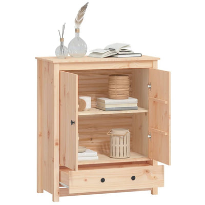 vidaXL Highboard White 83x41.5x100 cm Solid Wood Pine