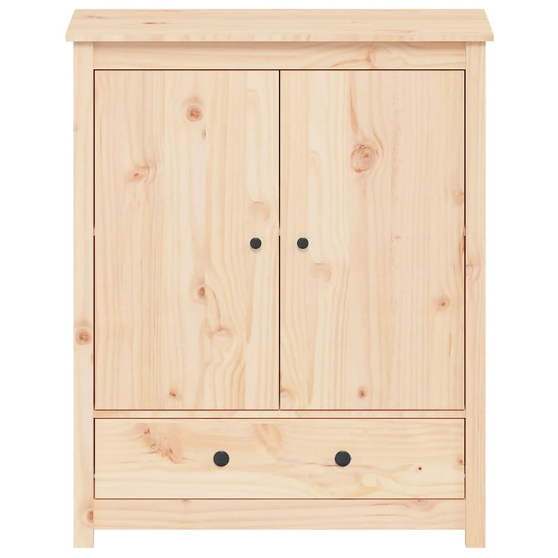 vidaXL Highboard White 83x41.5x100 cm Solid Wood Pine