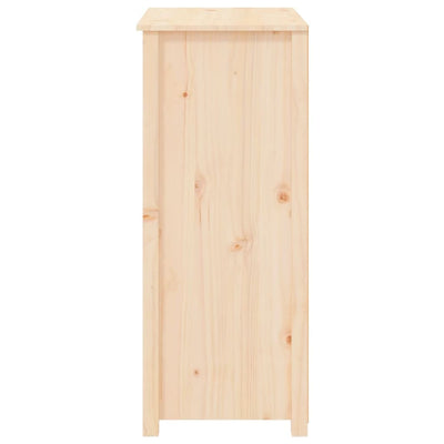 vidaXL Highboard White 83x41.5x100 cm Solid Wood Pine