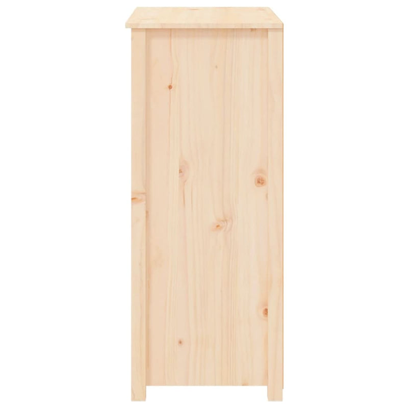 vidaXL Highboard White 83x41.5x100 cm Solid Wood Pine