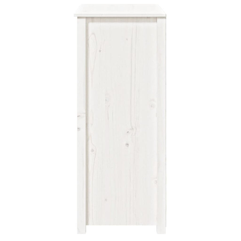 vidaXL Highboard White 83x41.5x100 cm Solid Wood Pine