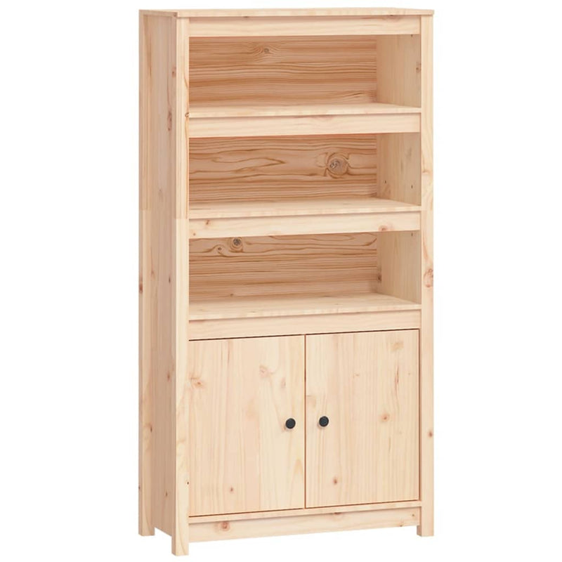 vidaXL Highboard 80x35x154 cm Solid Wood Pine