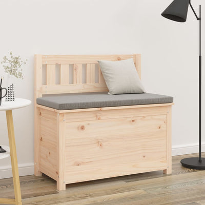 vidaXL Bench 80x41x77 cm Solid Wood Pine