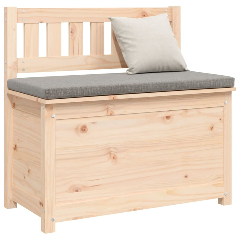 vidaXL Bench 80x41x77 cm Solid Wood Pine