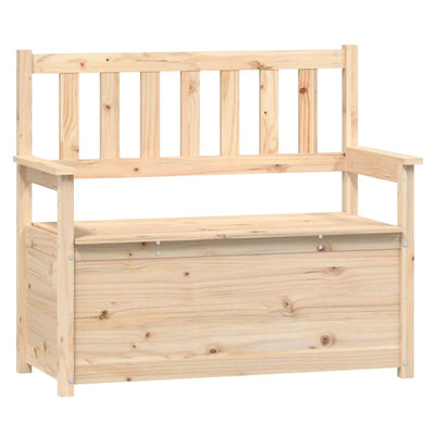 vidaXL Bench 112.5x51.5x96.5 cm Solid Wood Pine