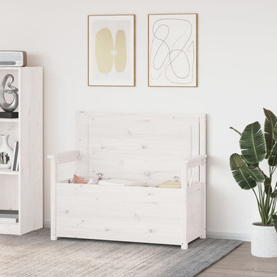 vidaXL Bench 112.5x51.5x96.5 cm Solid Wood Pine