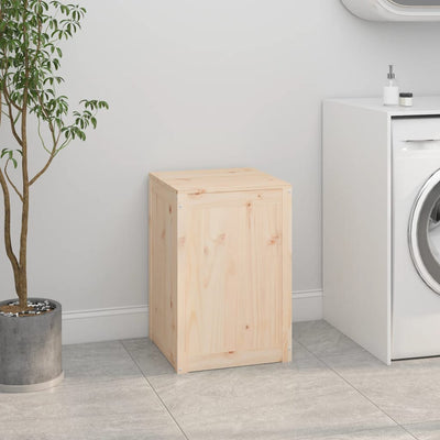 vidaXL Laundry Box 44x44x66 cm Solid Wood Pine