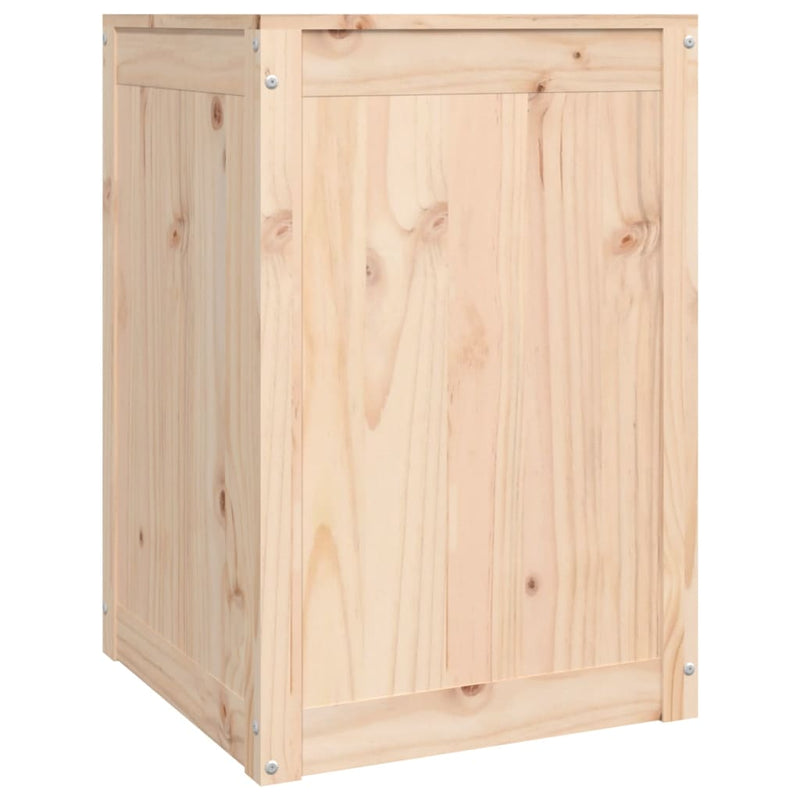 vidaXL Laundry Box 44x44x66 cm Solid Wood Pine