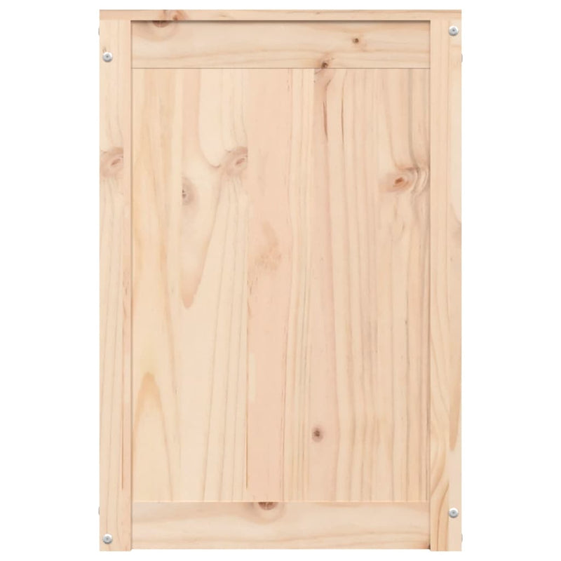 vidaXL Laundry Box 44x44x66 cm Solid Wood Pine
