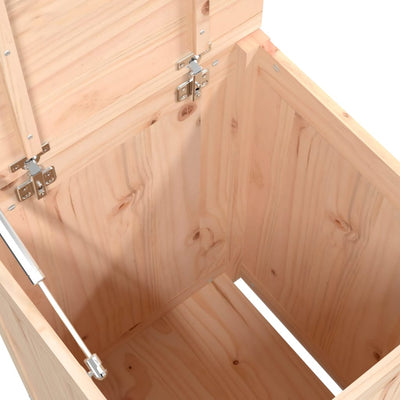 vidaXL Laundry Box 44x44x66 cm Solid Wood Pine