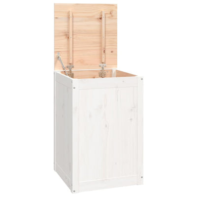 vidaXL Laundry Box 44x44x66 cm Solid Wood Pine