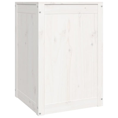 vidaXL Laundry Box 44x44x66 cm Solid Wood Pine