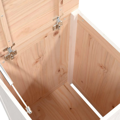 vidaXL Laundry Box 44x44x66 cm Solid Wood Pine