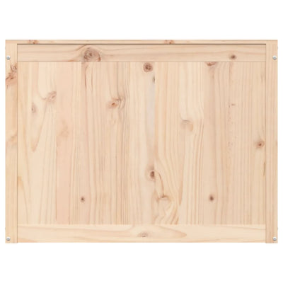 vidaXL Laundry Box 88.5x44x66 cm Solid Wood Pine