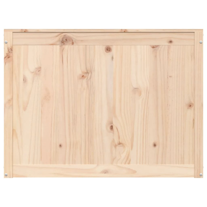 vidaXL Laundry Box 88.5x44x66 cm Solid Wood Pine