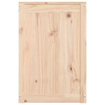 vidaXL Laundry Box 88.5x44x66 cm Solid Wood Pine