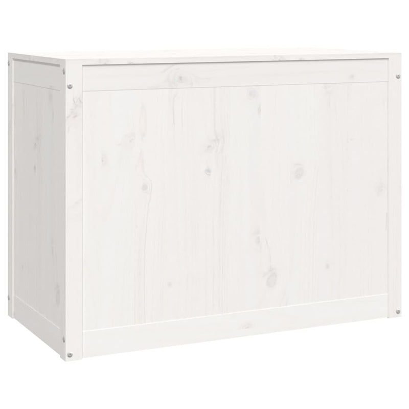 vidaXL Laundry Box 88.5x44x66 cm Solid Wood Pine