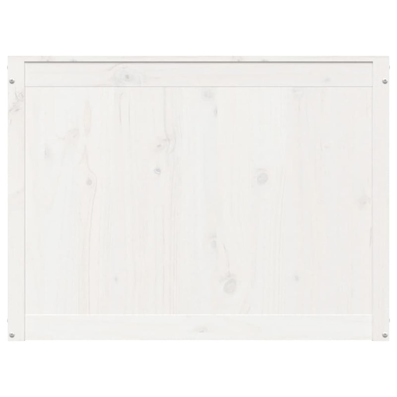 vidaXL Laundry Box 88.5x44x66 cm Solid Wood Pine