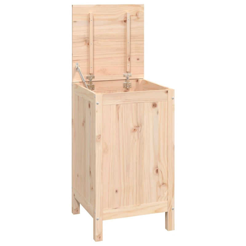 vidaXL Laundry Box 44x44x76 cm Solid Wood Pine