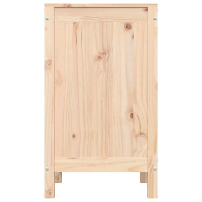vidaXL Laundry Box 44x44x76 cm Solid Wood Pine