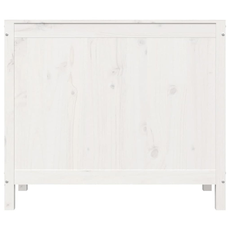 vidaXL Laundry Box 88.5x44x76 cm Solid Wood Pine