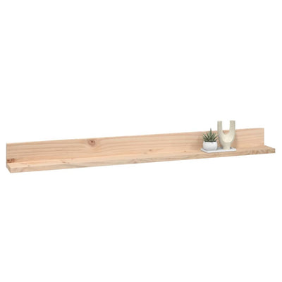 vidaXL Wall Shelves 2 pcs 110x12x9 cm Solid Wood Pine