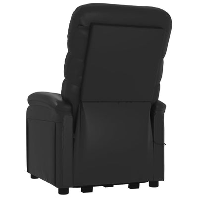 vidaXL Stand up Chair Black Faux Leather