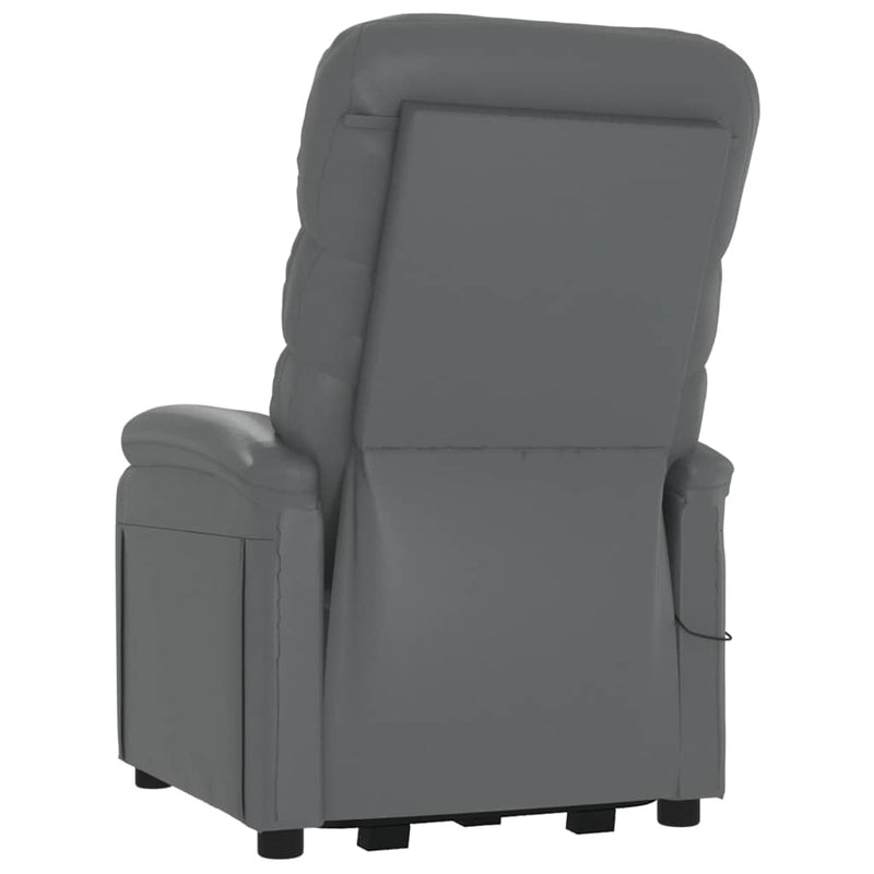 vidaXL Stand up Chair Black Faux Leather